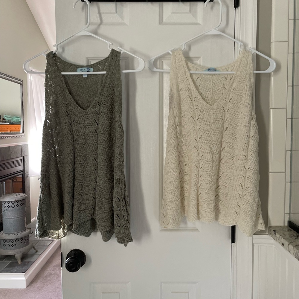 CROCHET SWEATER TANKS 🧶